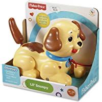 Los mejores  - Fisher-Price Pequeño Snoopy- juguete de arrastre y correpasillos +1 año (Mattel H9447)